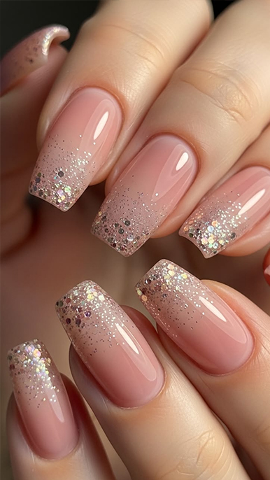 Glitter nails