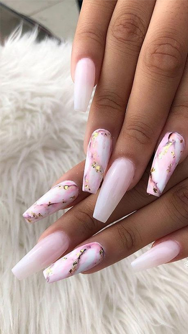 Marble nails
